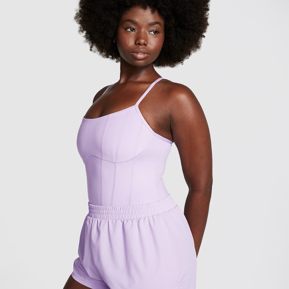 PINK Victoria's Secret Lilac Romper